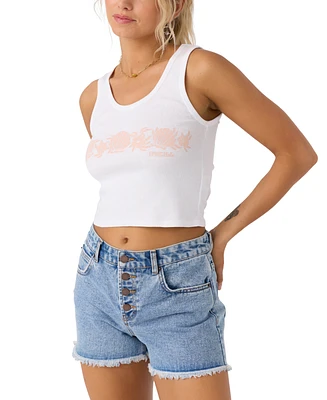 O'Neill Juniors' Seashells Scoop-Neck Tank Top
