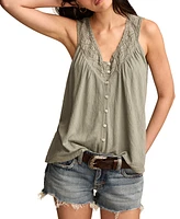 Lucky Brand Women's Lace-Trim Tank Top