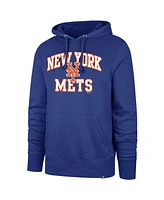 '47 Brand Men's Royal New York Mets Velocity Headline Pullover Hoodie