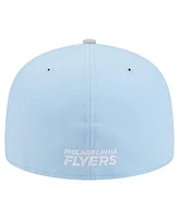 New Era Men's Light Blue/Gray Philadelphia Flyers Color Pack Two-Tone 59FIFTY Fitted Hat