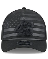 New Era Men's Black Alex Bowman American Flag 9FORTY M-Crown A-Frame Adjustable Hat