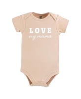 Hudson Baby Boys Cotton Bodysuits Abstract