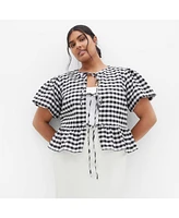 City Chic Plus Jolie Top