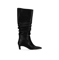 Kalila Black Leather Boots