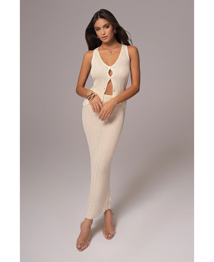 Jluxlabel Women's Cyrus Ribbed Skirt Set