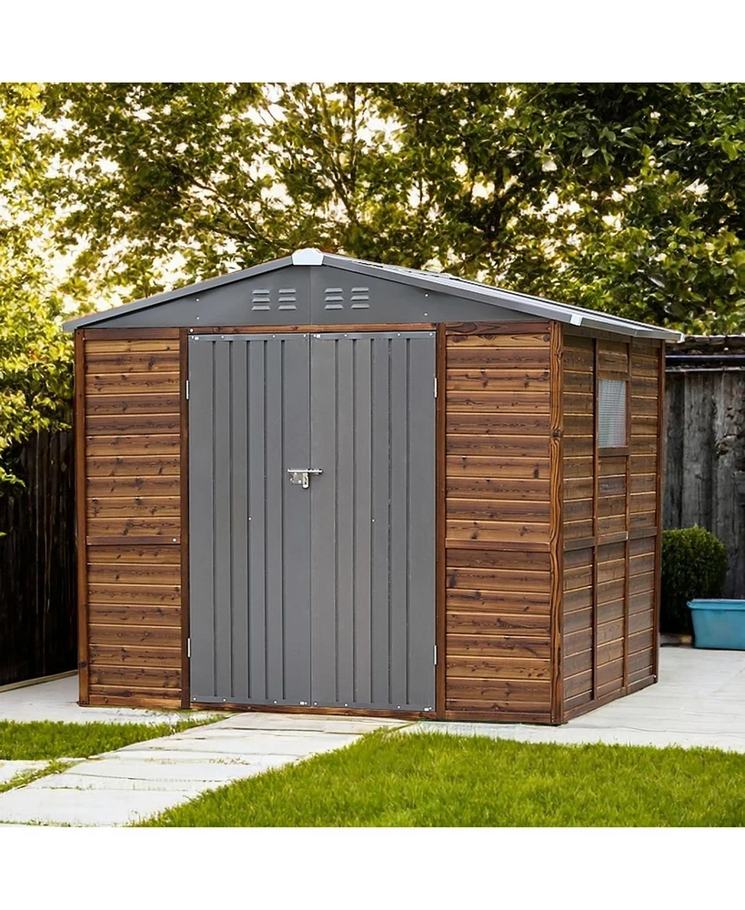 6x8 Iron-Wood Tool Shed, Nature & Function