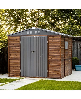 6x8 Iron-Wood Tool Shed, Nature & Function