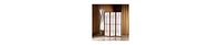 3-Panel Wooden Folding Screen – Traditional Room Partition & Privacy Divider
