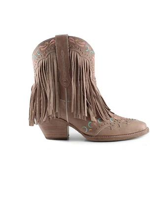 Joelle Leather Cowgirl Boots - Stylish & Comfortable by Buck Brana