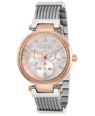Invicta Women's 28922 Angel Quartz Chronograph White Dial Watch