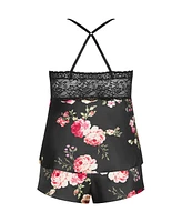 City Chic Plus Arcadia Cami Set