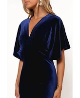 Petal and Pup Women's Ricki Velvet Maxi Dress
