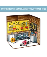 Iron-Wood Tool Shed, Nature & Function (4x6ft)