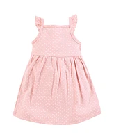 Hudson Baby Girls Cotton Dresses, Ditsy Floral, 9-12 Months