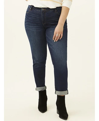 Molly & Isadora Plus Acela Boyfriend Jean