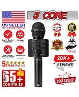 5 Core Wireless Karaoke Microphone Bluetooth Mic Portable Handheld Microfonos Inalambricos