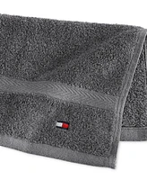 Tommy Hilfiger Home Modern American Solid Cotton Washcloth, 13" x