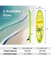 Inflatable Stand up Paddle Board iSUP Board Accessories with 3 Fins