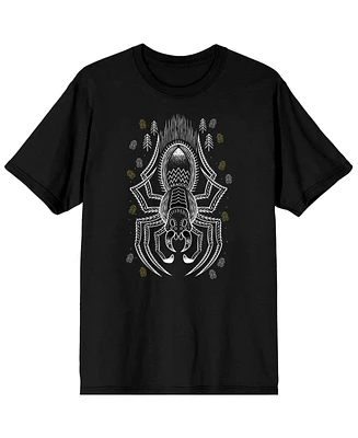 Harry Potter Men's the Chamber of Secrets Spider Aragog Black Graphic Tee - 3XL