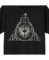 Harry Potter Men's Deathly Hallows Symbol Short-Sleeve T-Shirt-3X-Large