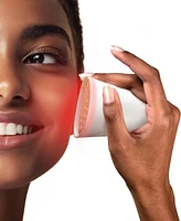 Tzumi Slf 2-in-1 Microcurrent Facial Device Led Red Light Therapy Massager Tool