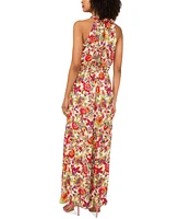 Vince Camuto Women's Halter Smocked-Waist Jumpsuit