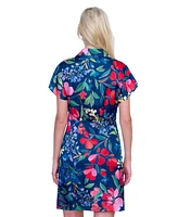 Gottex Women's Garden Dream Button-Down Shirt Dress Cover-Up