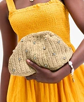 On 34th Womens Cotton Smocked Sleeveless Midi Dress Crochet Bag Layered Pendant Necklace Stretch Bracelet Exclusively At Macys