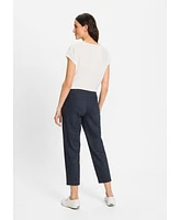 Olsen Women's Mona Fit Straight Jersey Cropped Pant