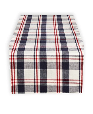 Tableau Sawyer Plaid Table Runner, 72" x 14"