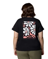 Columbia Plus Rolling Bend Graphic Short Sleeve Top