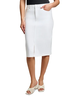Jones New York Women's City Denim Pencil Midi Skirt