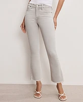 Good American Women's Soft Tech Legs Cropped Mini Bootcut Jeans