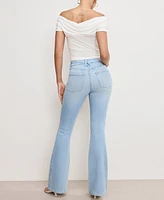 Good American Women's Soft Tech Legs Flare Jeans