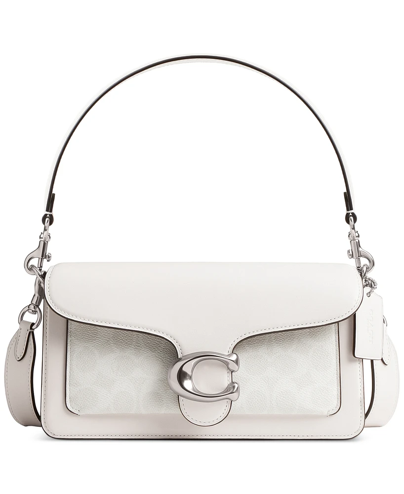 Coach Coated Canvas Signature Tabby Shoulder Bag 26 Refresh