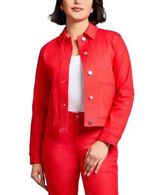 Jones New York Women's Patch-Pocket Denim Jacket