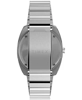 Timex Men's Analog Silver-Tone Stainless Steel Watch, 37mm