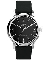 Timex Men's Mechanical Automatic Leather Strap Watch