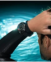 Timex Men's Analog Rubber Strap Watch