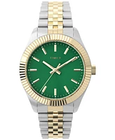 Timex Women's Analog Two-Tone Stainless Steel Watch, 36mm