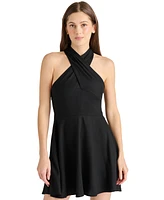 Steve Madden Women's Kosta Halter Fit & Flare Dress
