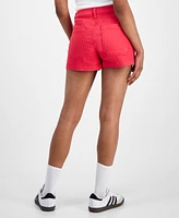 Indigo Rein Juniors' High-Rise Utility-Pocket Shorts
