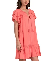 Elan Women's Ruffle-Sleeve Dress