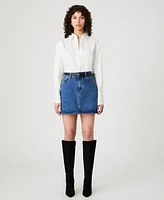 French Connection Women's Cotton Poplin Pinstriped Shirt