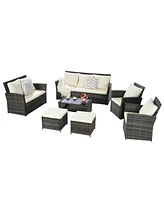 9 Seater Patio Furniture Set