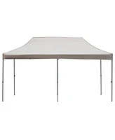 10x20 Pop-Up Canopy Tent, Heavy-Duty, Waterproof, Uv Protection, Includes 6 Sidewalls