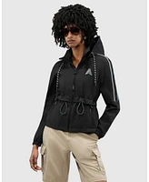Alpenhaus Women's Enneth Hooded Windbreaker with Adjustable waist