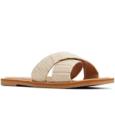 Roxy Women's Andreya Raffia Slip-On Sandals