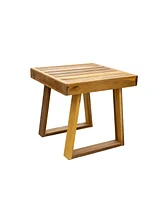 Acacia Lounge Set, Chair & Ottoman, Patio/Balcony/Garden