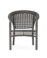 Stackable Wicker Outdoor Club Chairs - All Weather & Comfy